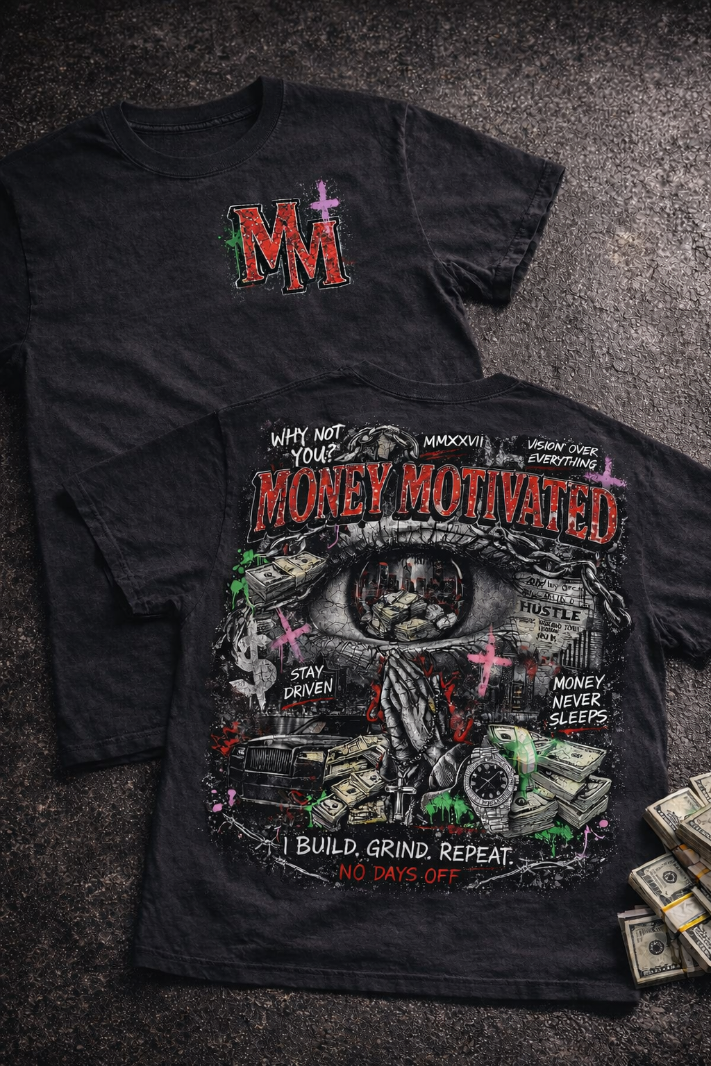 Money Motivated Tee - Drop 001 (PRE-ORDER)